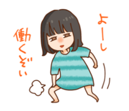 Happy otaku girls sticker #11859642
