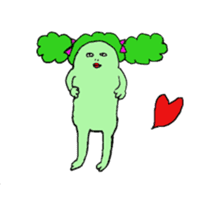 broccoli family sticker #11860086