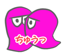 colorful ghost chan sticker #11860464