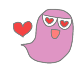 colorful ghost chan sticker #11860480
