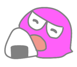 colorful ghost chan sticker #11860486