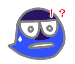colorful ghost chan sticker #11860488