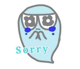 colorful ghost chan sticker #11860489