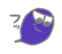 colorful ghost chan sticker #11860490