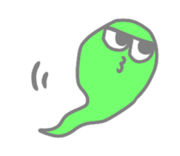 colorful ghost chan sticker #11860491
