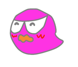 colorful ghost chan sticker #11860492