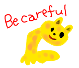 Graffiti drawn by kids(English) sticker #11860705