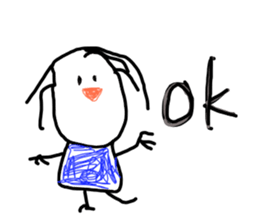 Graffiti drawn by kids(English) sticker #11860706