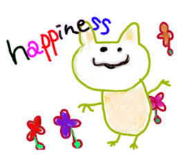 Graffiti drawn by kids(English) sticker #11860707