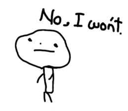 Graffiti drawn by kids(English) sticker #11860716