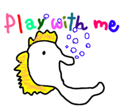 Graffiti drawn by kids(English) sticker #11860721