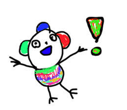 Graffiti drawn by kids(English) sticker #11860723