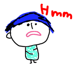 Graffiti drawn by kids(English) sticker #11860725