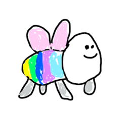 Graffiti drawn by kids(English) sticker #11860727