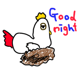 Graffiti drawn by kids(English) sticker #11860729