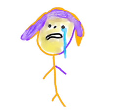 Graffiti drawn by kids(English) sticker #11860730