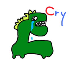 Graffiti drawn by kids(English) sticker #11860731