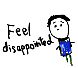 Graffiti drawn by kids(English) sticker #11860739