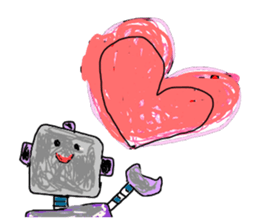 Graffiti drawn by kids(English) sticker #11860741