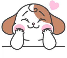 Smile! Smile! cute puppy 'cheni' sticker #11860743