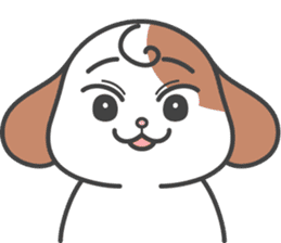 Smile! Smile! cute puppy 'cheni' sticker #11860771