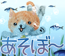 nekokawasan summer sticker #11861166