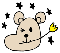 Kuma Tomodachi sticker #11861545