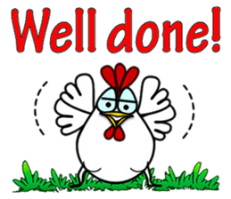 Chic chicken sticker #11861738