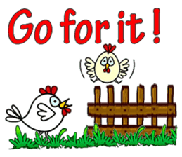 Chic chicken sticker #11861740