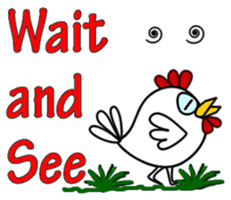 Chic chicken sticker #11861748