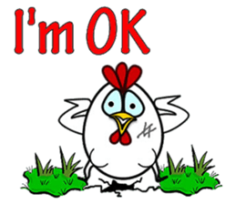 Chic chicken sticker #11861750