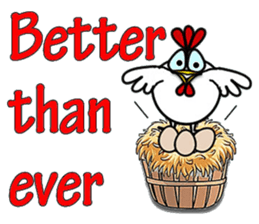 Chic chicken sticker #11861751