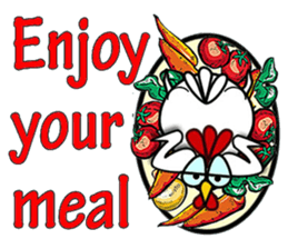 Chic chicken sticker #11861761