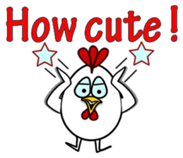 Chic chicken sticker #11861764