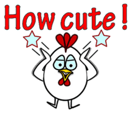 Chic chicken sticker #11861764