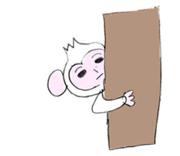 Handwriting Monkey from Japan sticker #11861894