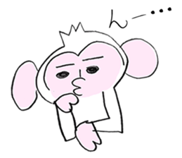Handwriting Monkey from Japan sticker #11861898