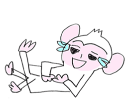 Handwriting Monkey from Japan sticker #11861902