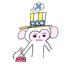 Handwriting Monkey from Japan sticker #11861907