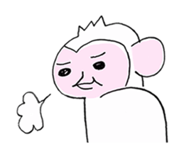 Handwriting Monkey from Japan sticker #11861928