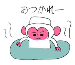 Handwriting Monkey from Japan sticker #11861931