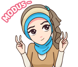 Hijab Kekinian sticker #11862001