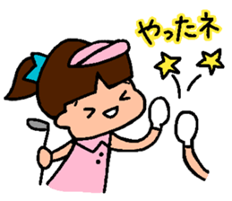 Golf Playing Girl sticker #11862099