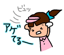 Golf Playing Girl sticker #11862100