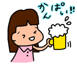 Golf Playing Girl sticker #11862117