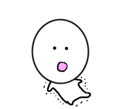 Smile,sometimes serious look sticker #11863616