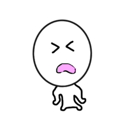 Smile,sometimes serious look sticker #11863621