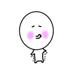 Smile,sometimes serious look sticker #11863622