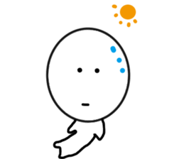 Smile,sometimes serious look sticker #11863625