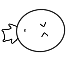 Smile,sometimes serious look sticker #11863626